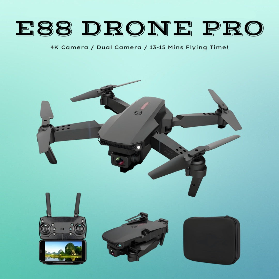 E88 Pro Drone 4k Profesional HD
4k Rc Airplane Dual Camera
