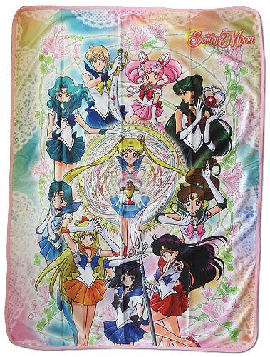 Sailor Moon S - Sailor Moon Group Sublimation Throw Blanket