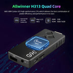 G96 4K Android TV Stick + Voice Remote | Dual-Band Wi-Fi