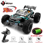 1:16 High-Speed RC Car – 70KM/H or 50KM/H 4WD Drift Monster Truck with LED Lights