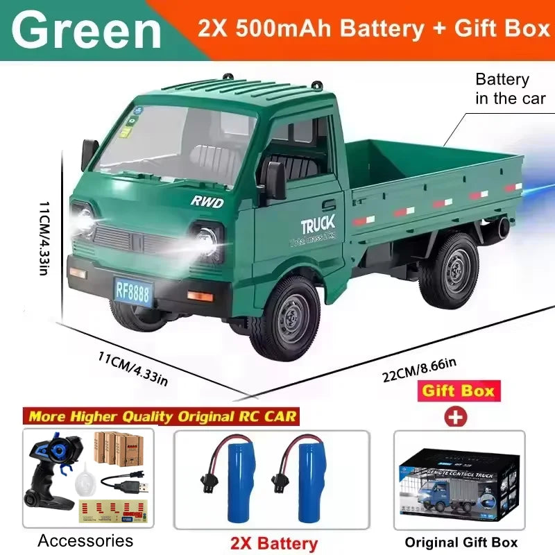 KF21 1:16 Remote Control Car – Drift & Climbing RC Vehicle with Spray & LED Lights