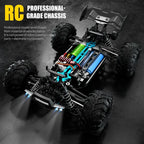 1:16 High-Speed RC Car – 70KM/H or 50KM/H 4WD Drift Monster Truck with LED Lights