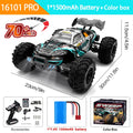 1:16 High-Speed RC Car – 70KM/H or 50KM/H 4WD Drift Monster Truck with LED Lights