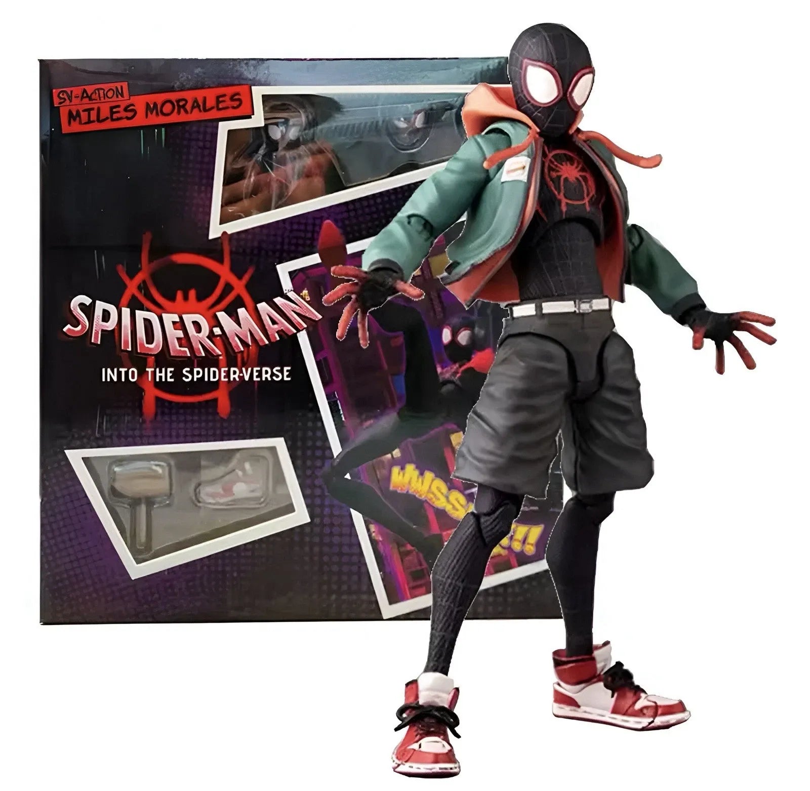 Marvel Miles Morales Spider-Man Action Figure – Into the Spider-Verse